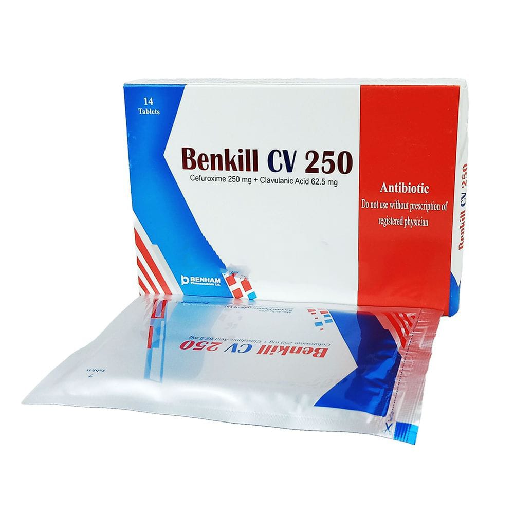 Tablet Benkill CV 250mg+62.5mg (14pcs)